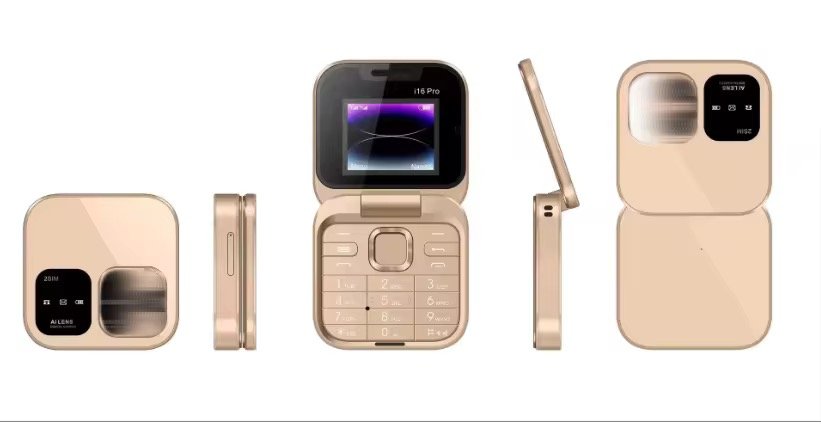 super• RTS Cheap Flip Mini Mobile Phone Mini Porket Phone Tiny Keypad Cellphone 116 PRO Button Elderly 2g Phone Feature