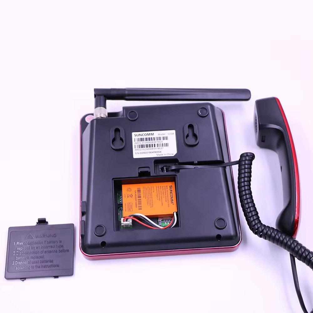 Wireless Telephone 2021 Hotspot SUNCOMM G518 with SIM Card Slot with FM MP3 Landline Desktop Fixed  Phone
