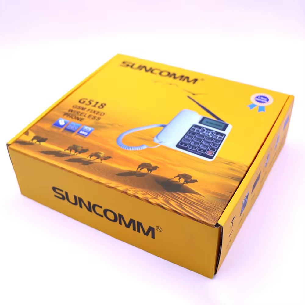 Wireless Telephone 2021 Hotspot SUNCOMM G518 with SIM Card Slot with FM MP3 Landline Desktop Fixed  Phone