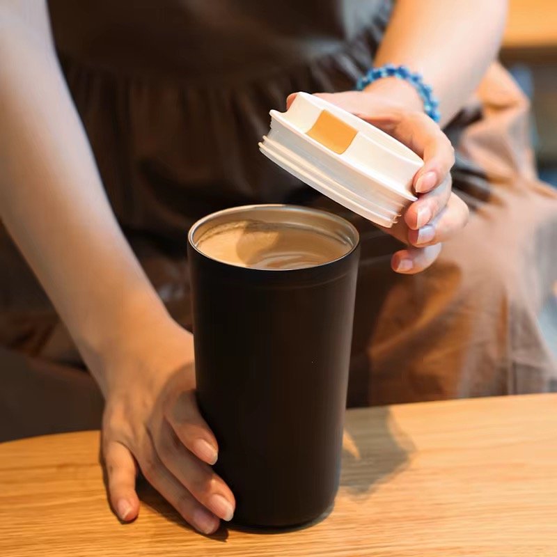 380ml 510ml Smart Coffee Cup Temperature Display Double Wall Insulated Drinking With Smart Lid Tumbler 304 Stainless Steel Mug