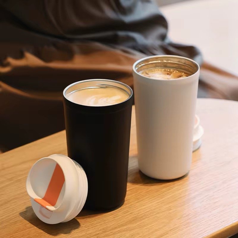 380ml 510ml Smart Coffee Cup Temperature Display Double Wall Insulated Drinking With Smart Lid Tumbler 304 Stainless Steel Mug