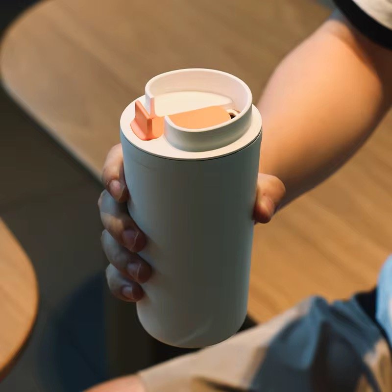380ml 510ml Smart Coffee Cup Temperature Display Double Wall Insulated Drinking With Smart Lid Tumbler 304 Stainless Steel Mug
