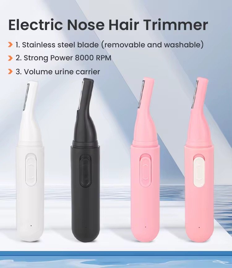 2025 New Gadgets USB Powered Plastic Hair Removal Appliances Eyebrow Trimmer For Women For Household Use hair trimmer