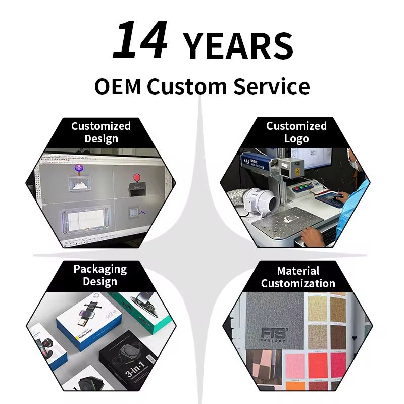 2025 Trending Product 6-in-1 Pixel Animation BT Speaker Alarm Clock Multifunctional Magnetic Phone Wireless Charger Stand