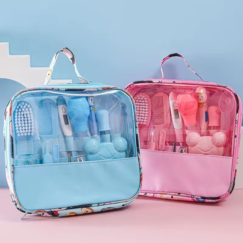 2025 Wholesale 13-in-1 Baby Care Kit BPA-Free Hypoallergenic Newborn Essentials Travel-Friendly Organizer
