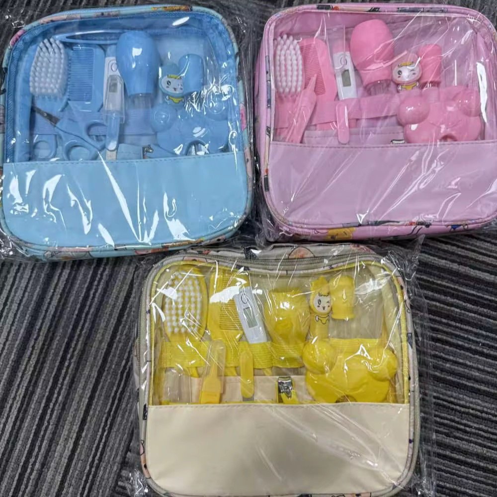 2025 Wholesale 13-in-1 Baby Care Kit BPA-Free Hypoallergenic Newborn Essentials Travel-Friendly Organizer