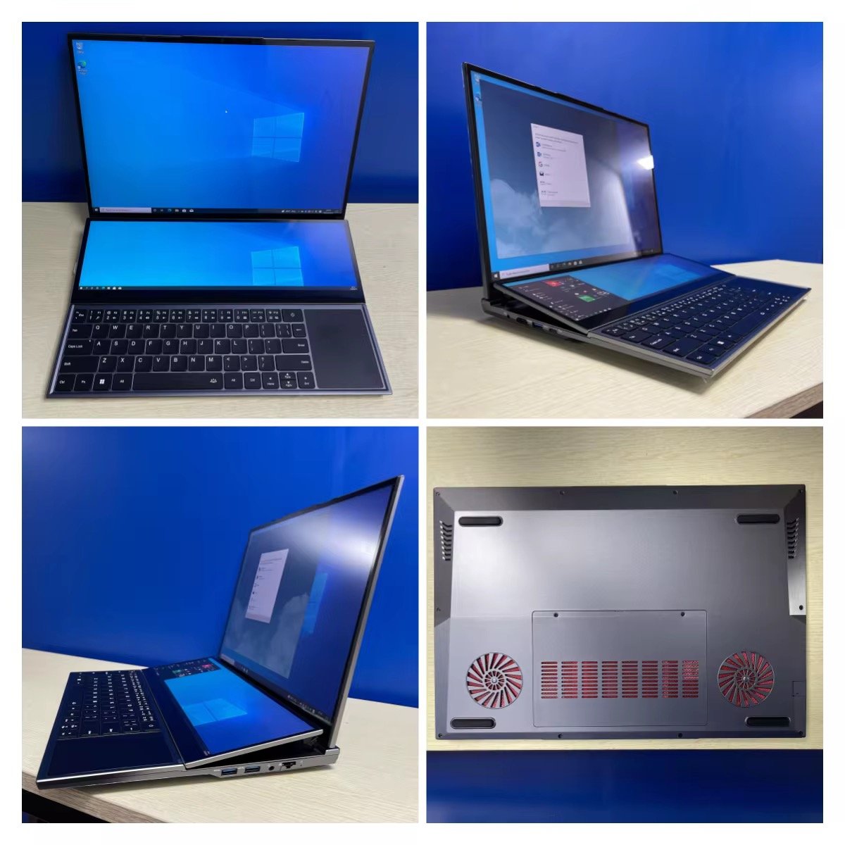 16 Inch 14 Inch Touch 2 Dual Screen Double Monitor 64GB 1TB 2TB SSD Intel Core 17 9th Gen 17-9750H Office Business Laptop
