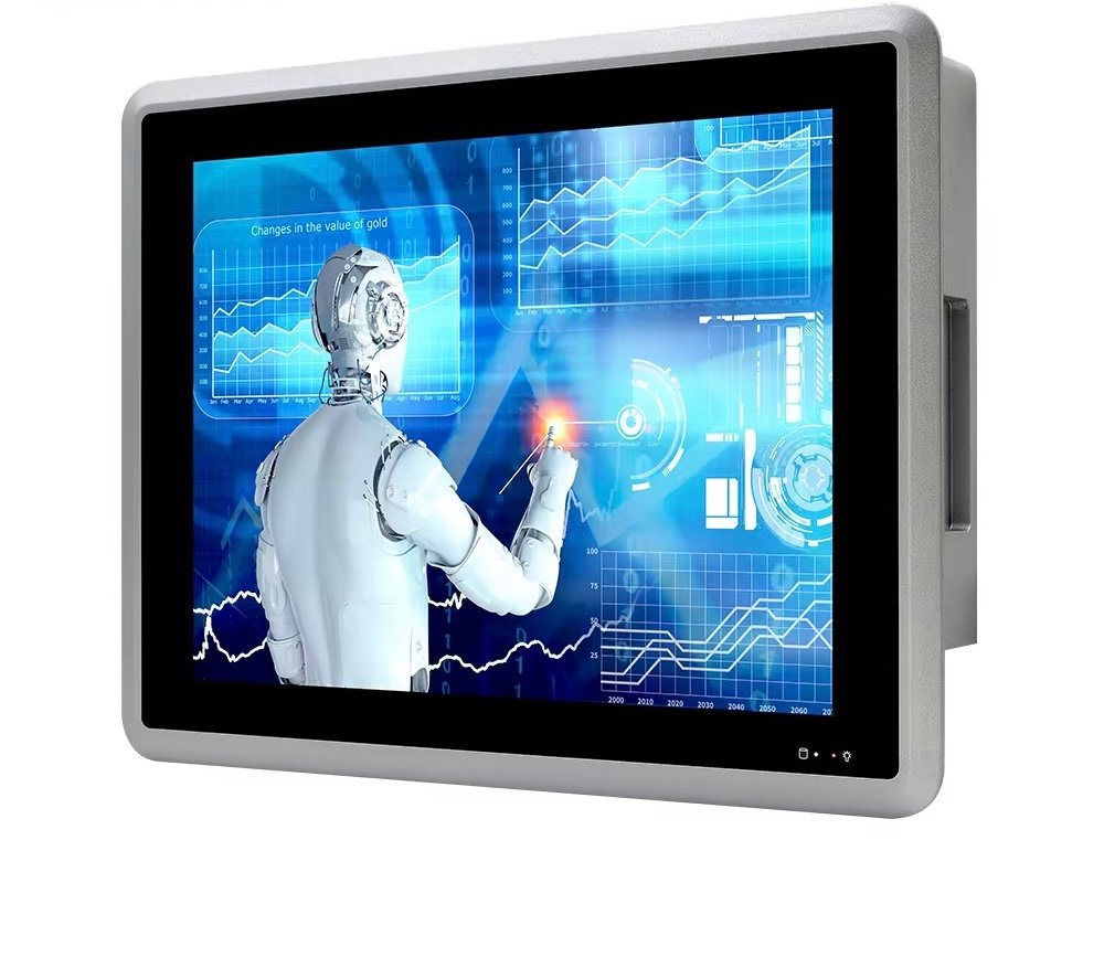 10.4 Inch Intel J6412 7 8 10th Industrial Embedded Computer 2 LAN 6 COM Capacitive Touch Screen Fanless IPC Industrial Panel Pc