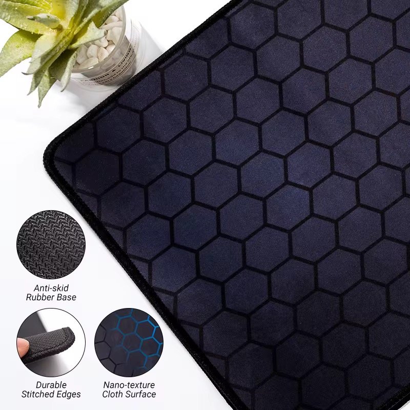 2025 Wholesale Customized Size Rubber Mouse Pad Durable Thickened Comfortable Table Mat Hot Selling Waterproof Mouse Pad