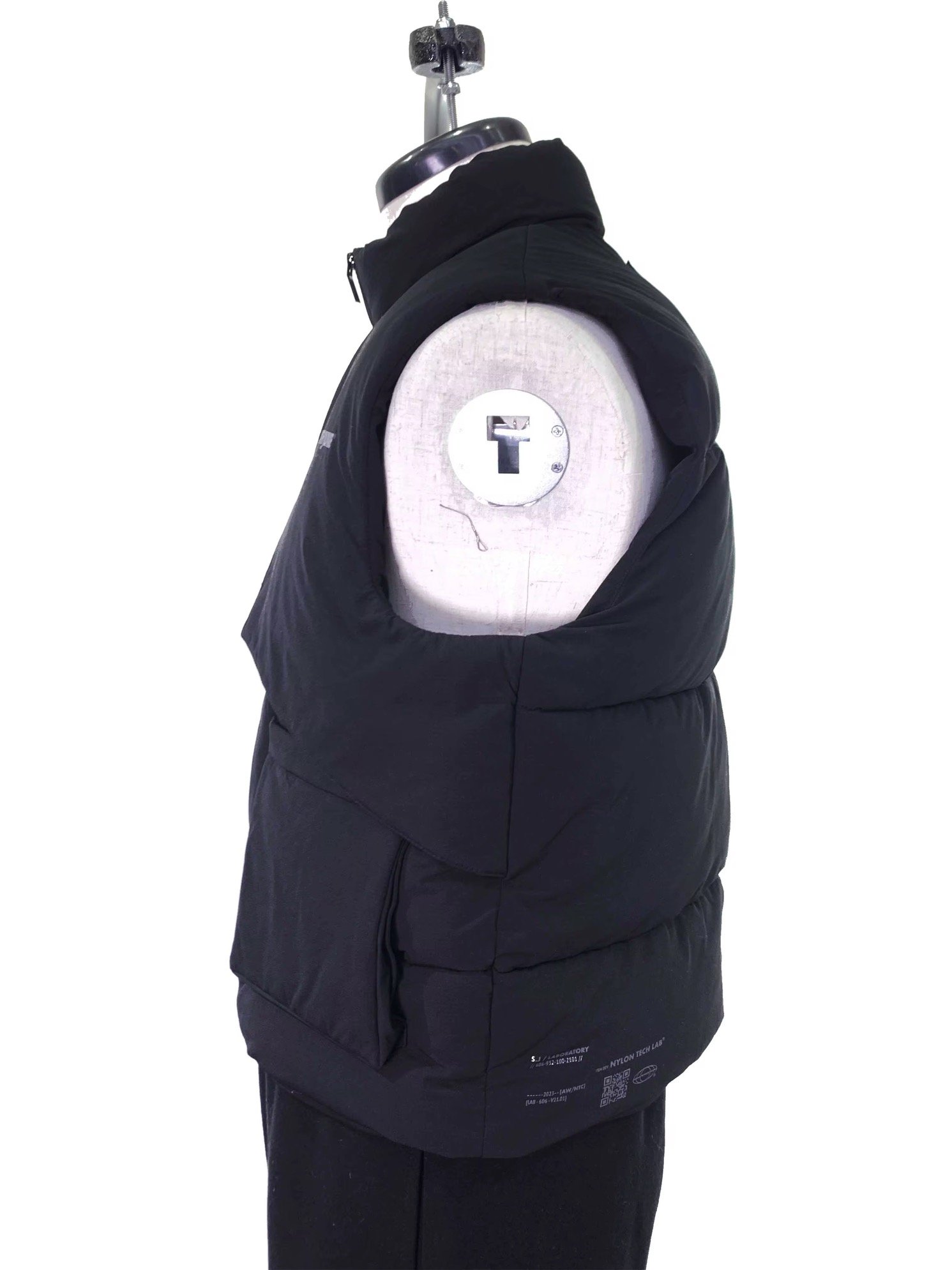 Spot Product Custom Mens Suit Utility Vest Fashion In Waterproof And Two Piece Puffer Cargo Vest Set Men With Strap