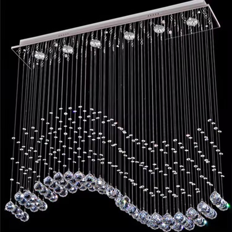 Wholesale Indoor Villa Project Large Home Wedding Decoration Light Led Ball Crystal Chandelier