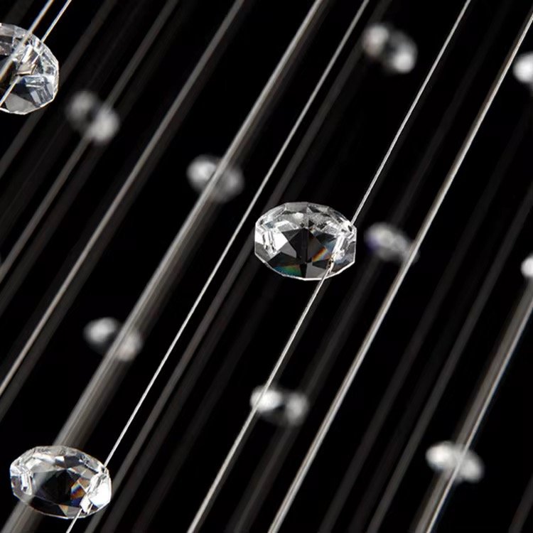 Wholesale Indoor Villa Project Large Home Wedding Decoration Light Led Ball Crystal Chandelier