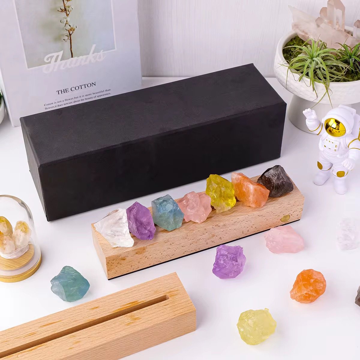 Wholesale Natural Spiritual Healing Crystal Night Light Crystal Raw Stone Lamp Bedroom Sleep-inducing Decorations