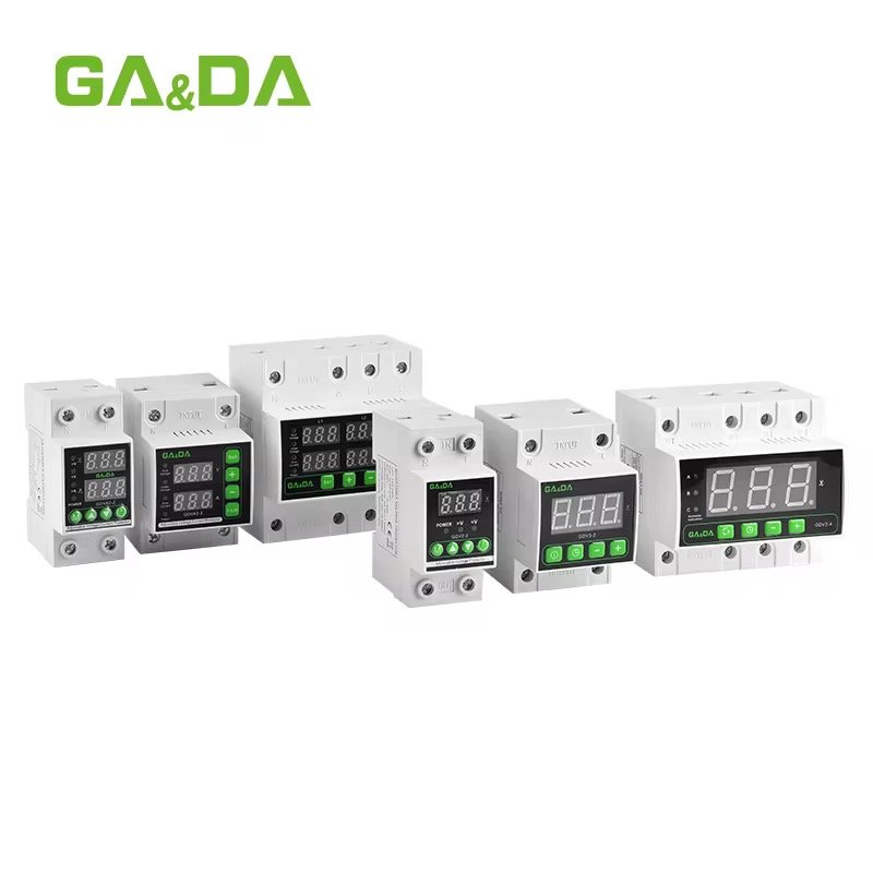 Top Selling GDVA2-2-40A 230V Din Rail Adjustable Automatic Recovery Reconnect Over Under Voltage Protective Protector Voltage