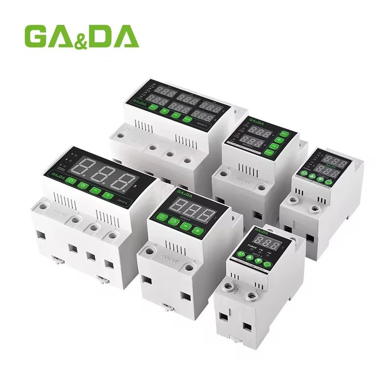 Top Selling GDVA2-2-40A 230V Din Rail Adjustable Automatic Recovery Reconnect Over Under Voltage Protective Protector Voltage