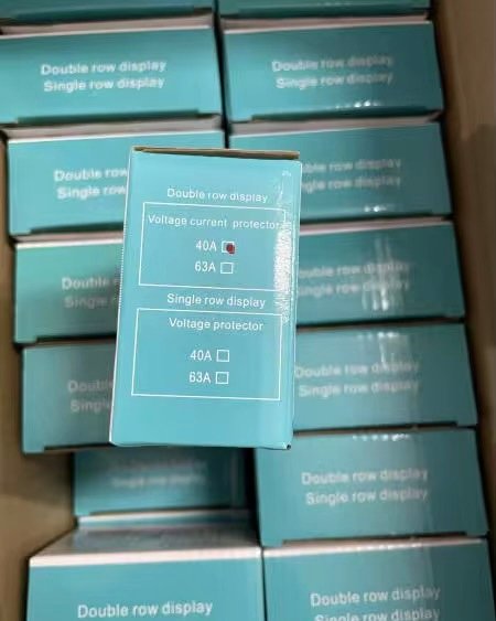 120V Or 220V Factory 40A Voltage Protector Adjustable Over And Under Voltage Protector Electrical Device