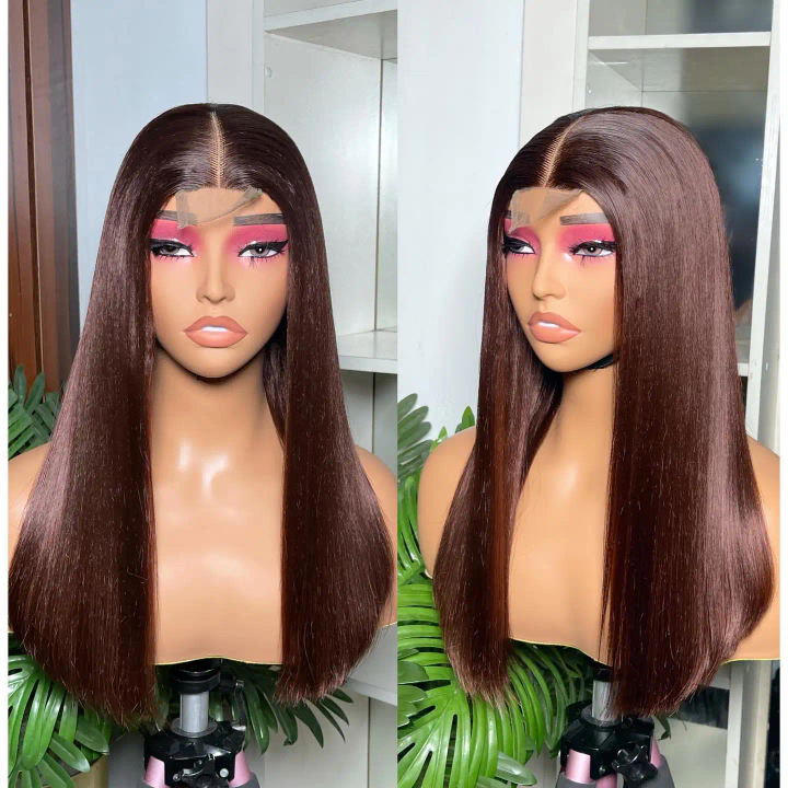 13*4 full frontal lace wig  10inch Bob grey color 1 pieces