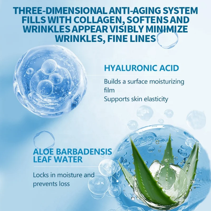 Aesthany collagen hyaluronic acid serum 30ml hydrating firming brightening anti aging