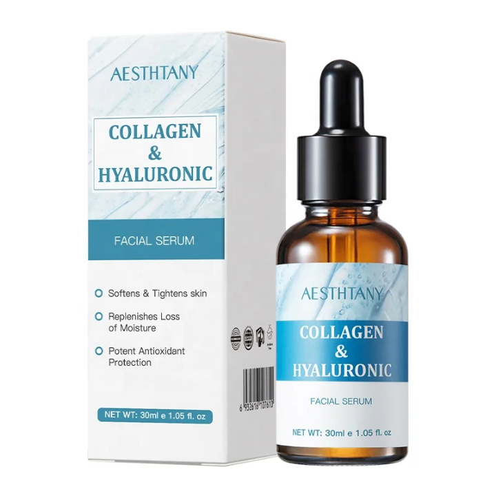Aesthany collagen hyaluronic acid serum 30ml hydrating firming brightening anti aging