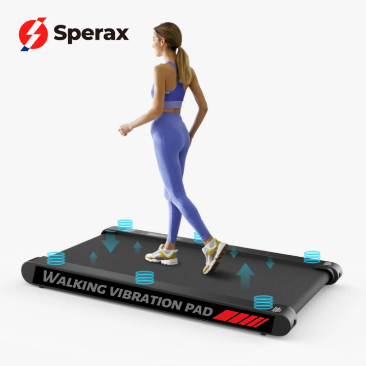 Treadmill vibrating machine electric flat