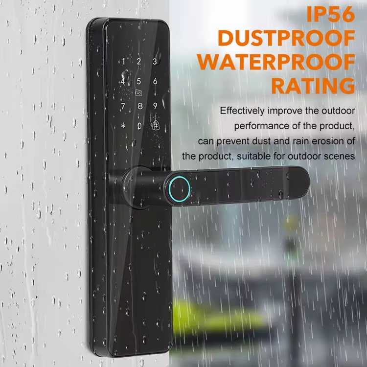 Smart Digital Password Card Wireless Key Fingerprint Door Lock Lock Tuya Smart Door Lock For Aluminum Door