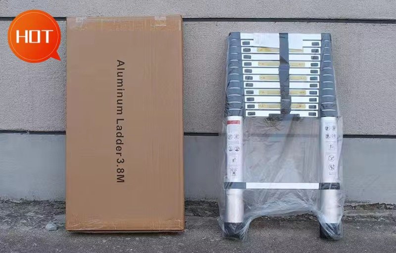 4.4m 5m 6m Folding Step Ladder Aluminum Telescopic Extension Aluminum Ladder Aluminium ladder