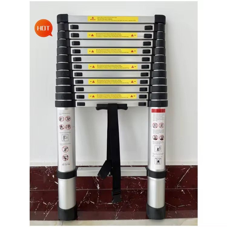 4.4m 5m 6m Folding Step Ladder Aluminum Telescopic Extension Aluminum Ladder Aluminium ladder