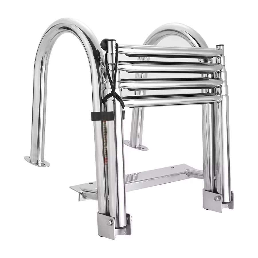 Alastin Telescopic Ladder Stainless Steel Step Ladder Folding Boat Ladder Aluminium ladder