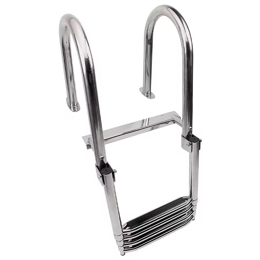 Alastin Telescopic Ladder Stainless Steel Step Ladder Folding Boat Ladder Aluminium ladder