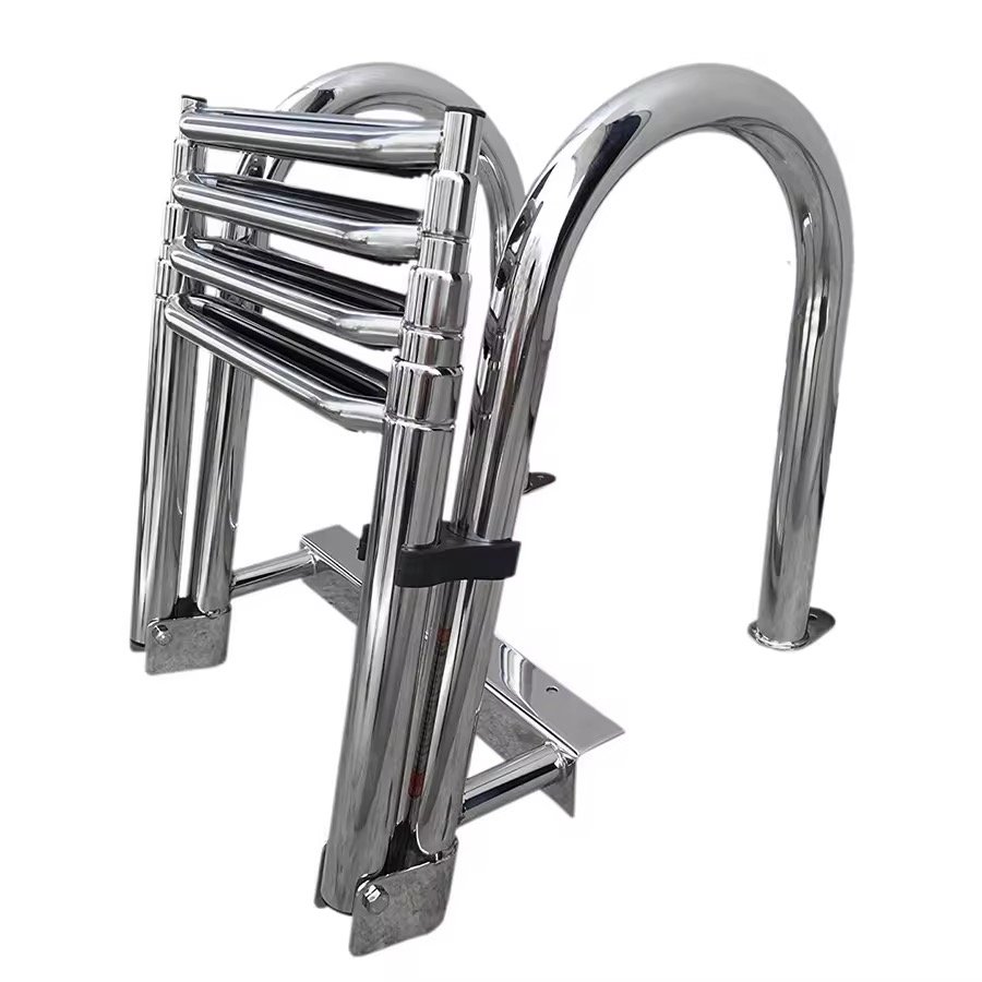 Alastin Telescopic Ladder Stainless Steel Step Ladder Folding Boat Ladder Aluminium ladder