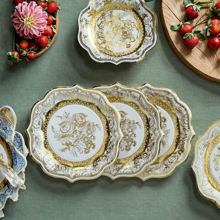 Table wear paper plates dinner ware European style