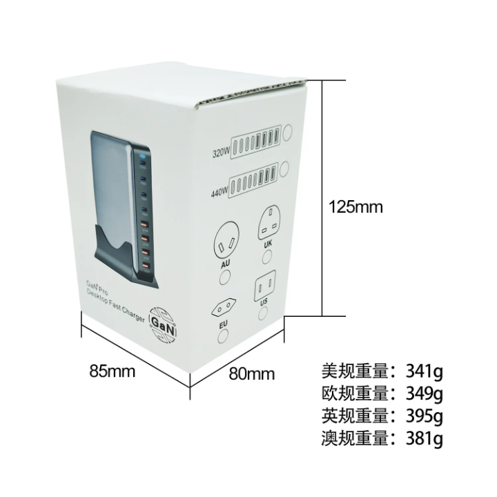 Type c 4a multiport superfast charging station for mobile phone for laptop charger