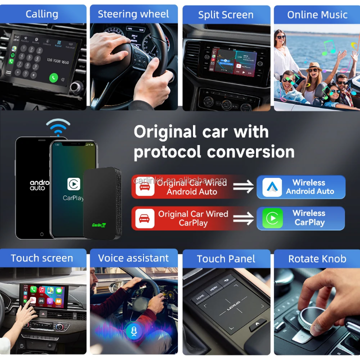 Android auto carplay wireless adapter Ai box play device motorcycle
