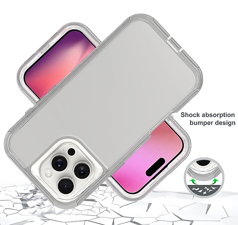 3 in 1 shock defender case 3 layers high quality phone case