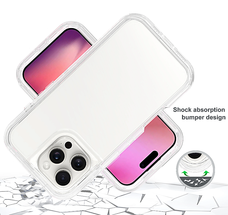 3 in 1 shock defender case 3 layers high quality phone case