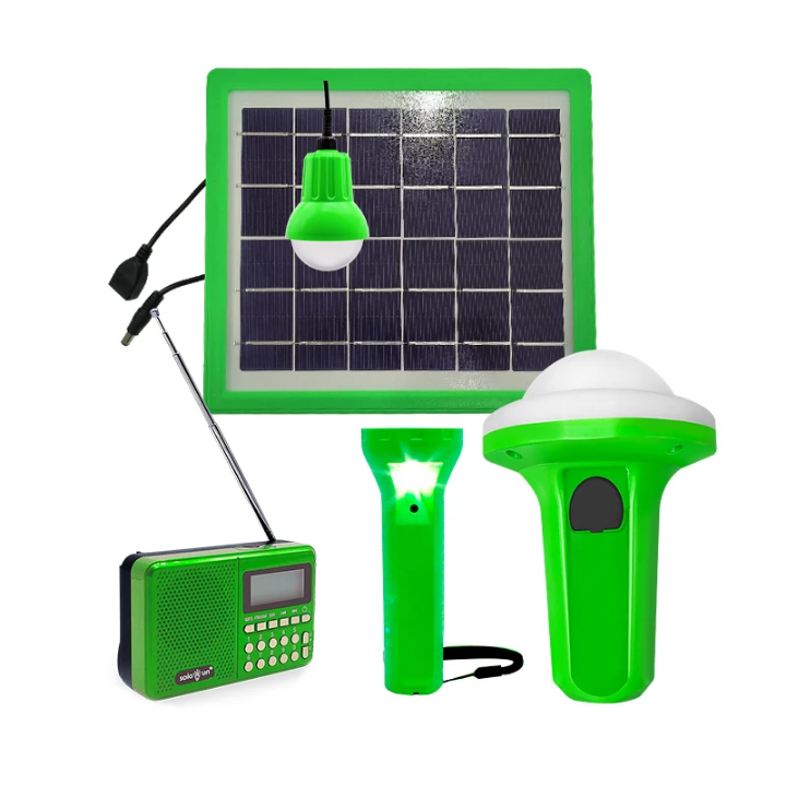 Solar camping kit led solar touch light