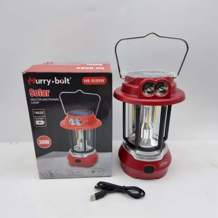 Solar lamp high quality outdoor Portable lamp household strong light