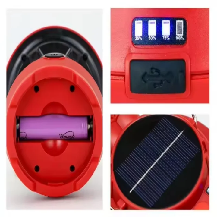 Solar lamp high quality outdoor Portable lamp household strong light