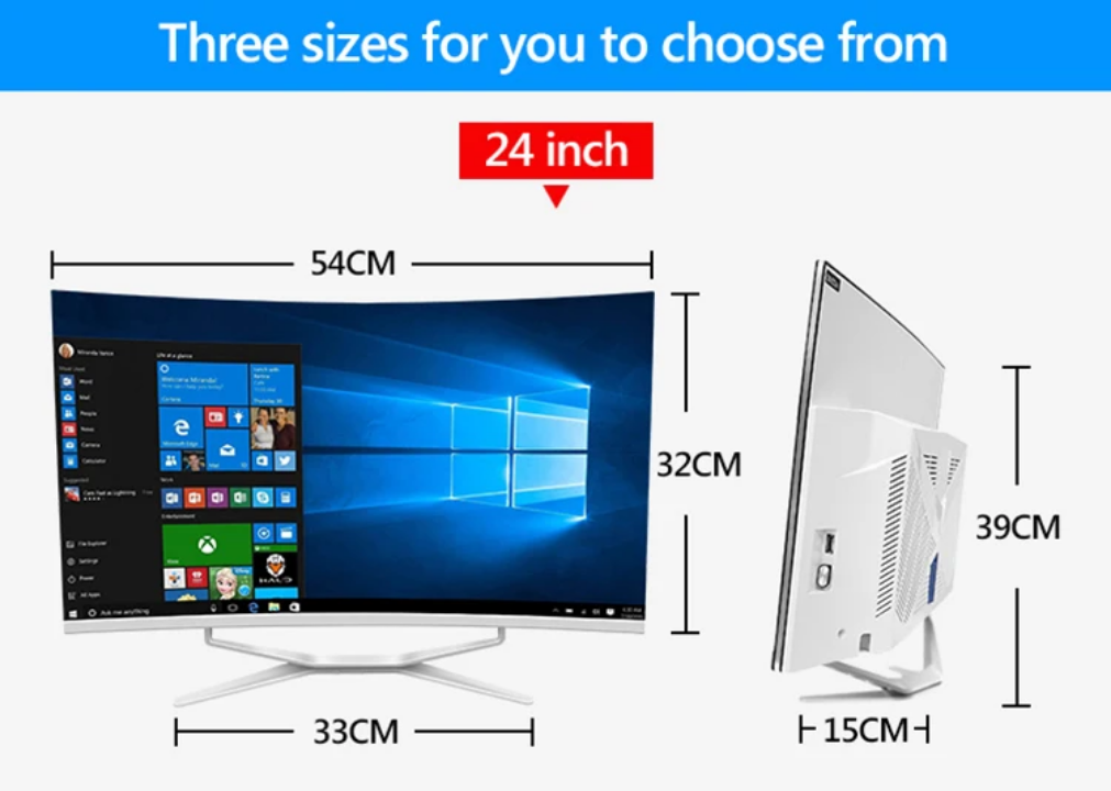 All in one computer monitor full computer good quality