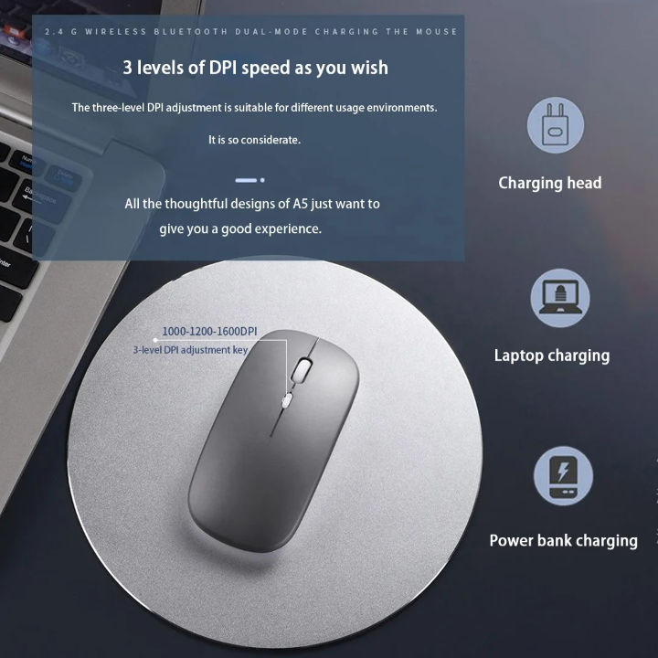 Wireless charging mouse games office device